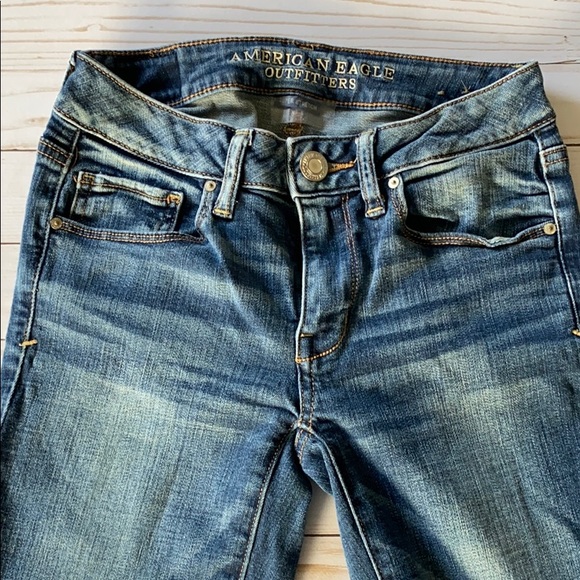 🦅AMERICAN EAGLE OUTFITTERS SKINNY DENIM JEANS - Picture 2 of 8